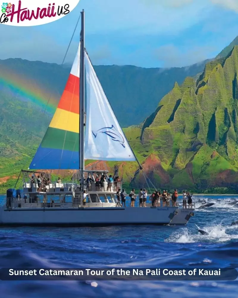  Sunset Catamaran Tour of the Na Pali Coast of Kauai