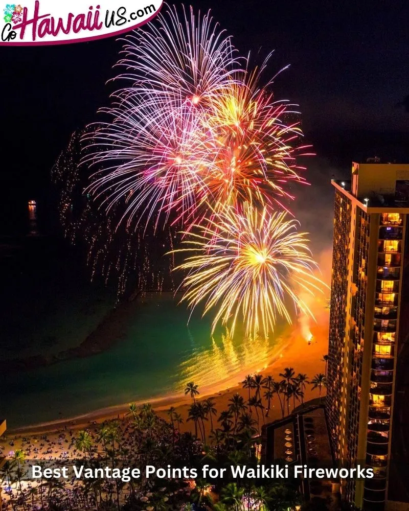 Best Vantage Points for Waikiki Fireworks