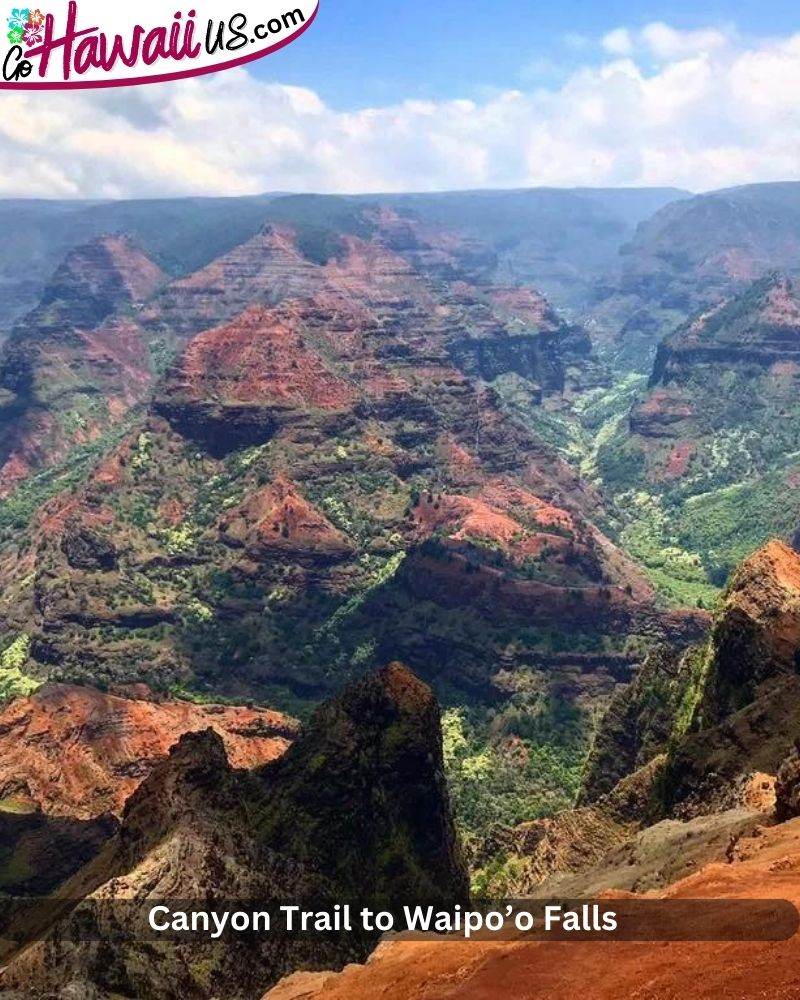 Canyon Trail to Waipo’o Falls