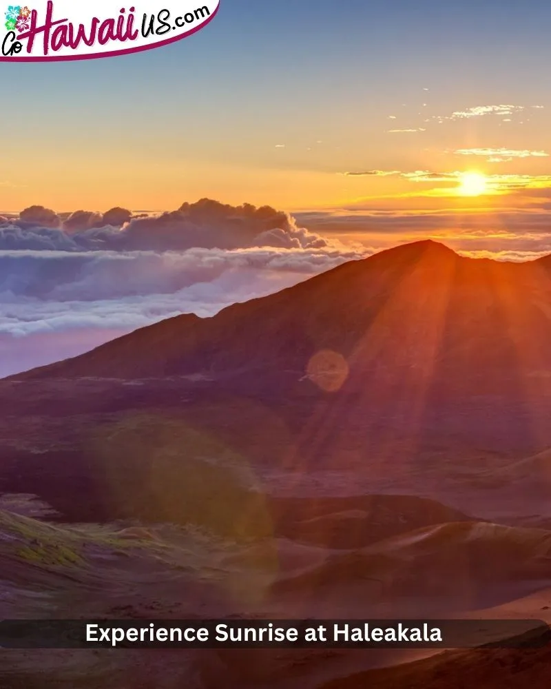 Experience Sunrise at Haleakala