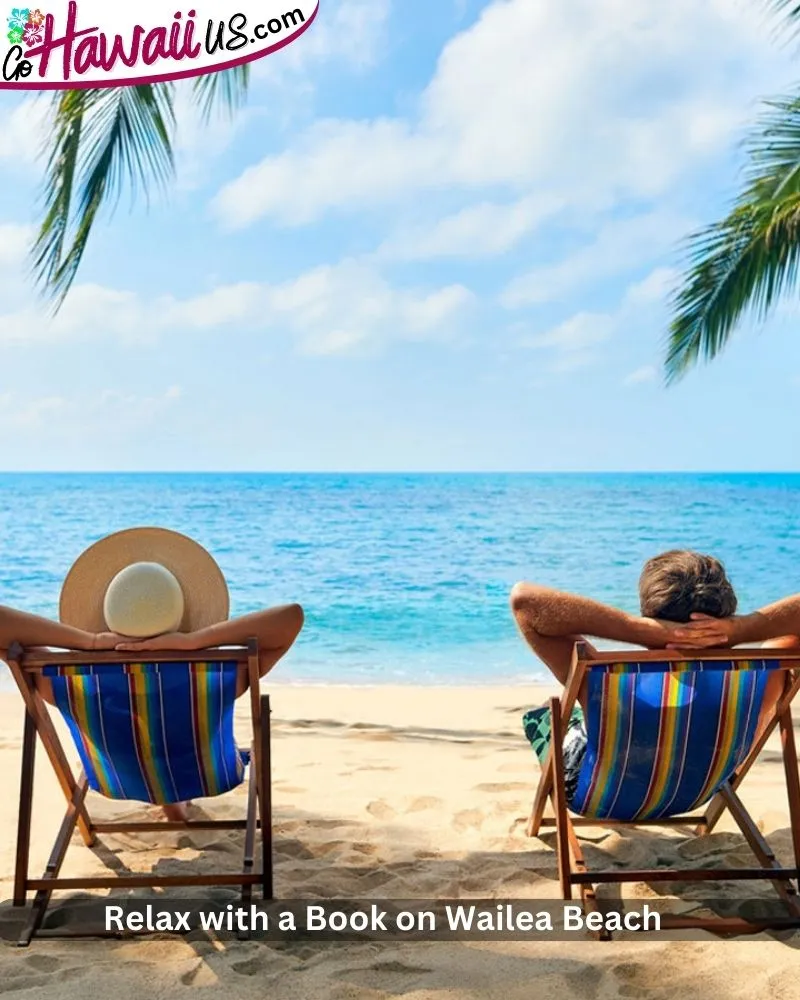 Relax with a Book on Wailea Beach