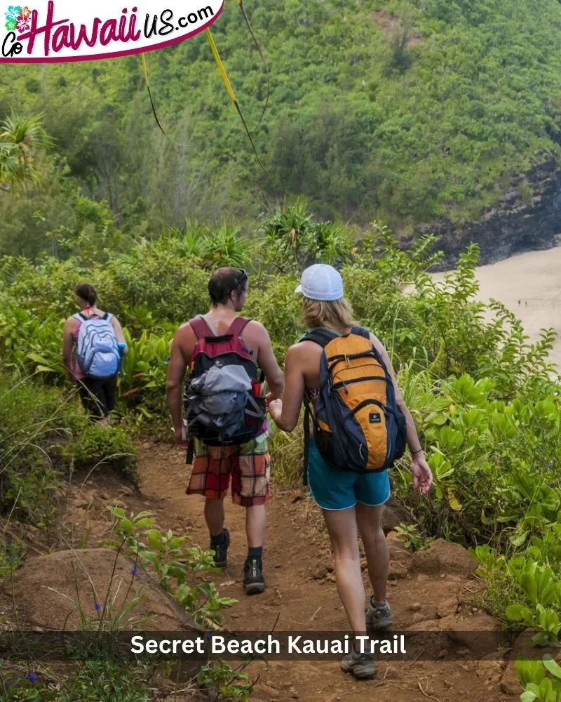 Secret Beach Kauai Trail