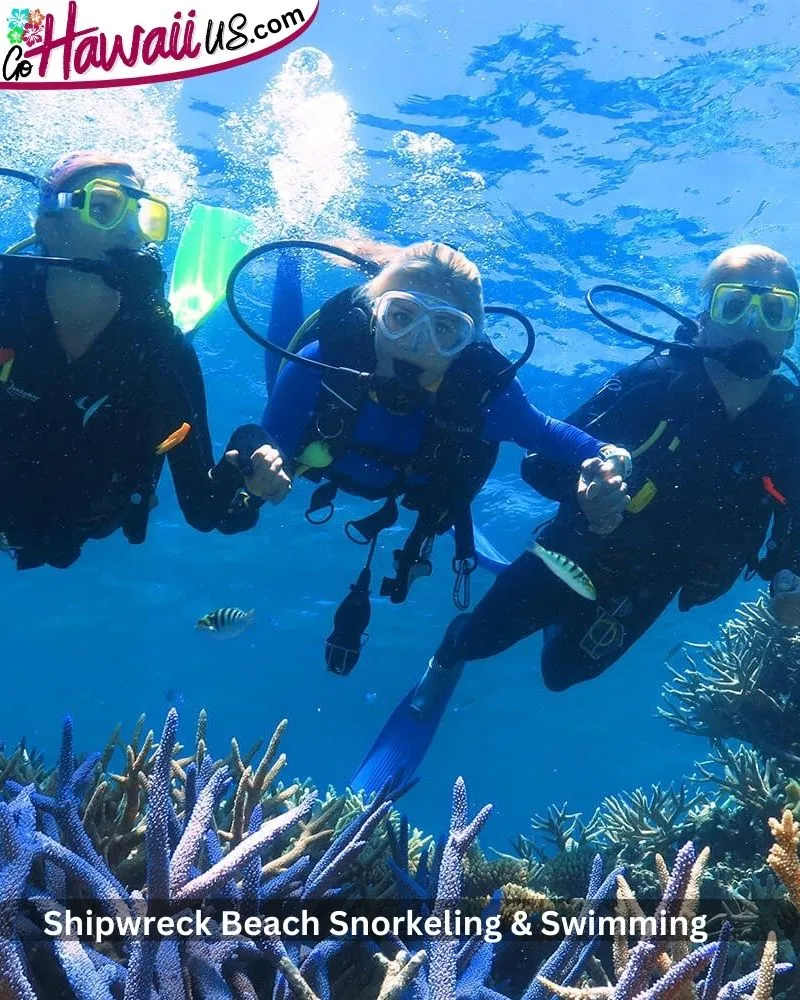 Shipwreck Beach Snorkeling & Swimming