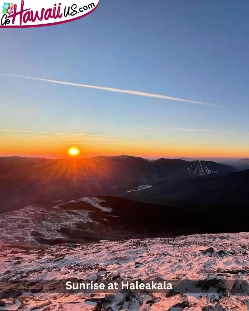 Sunrise at Haleakala