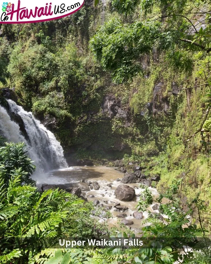 Upper Waikani Falls