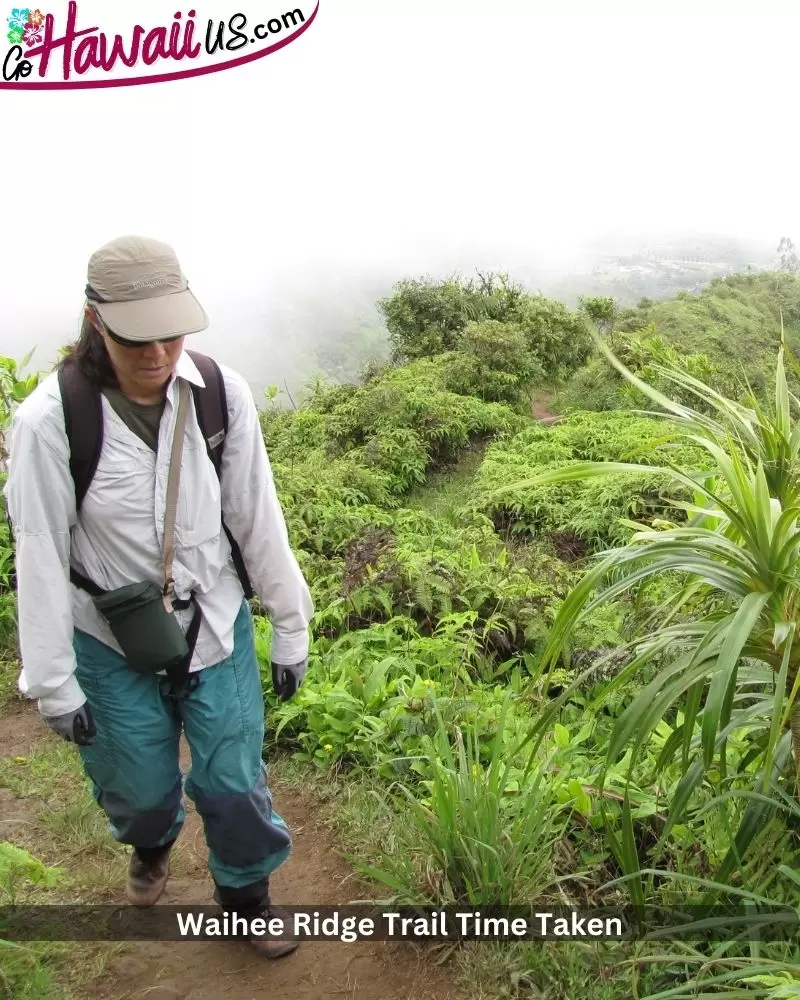  Waihee Ridge Trail Time Taken