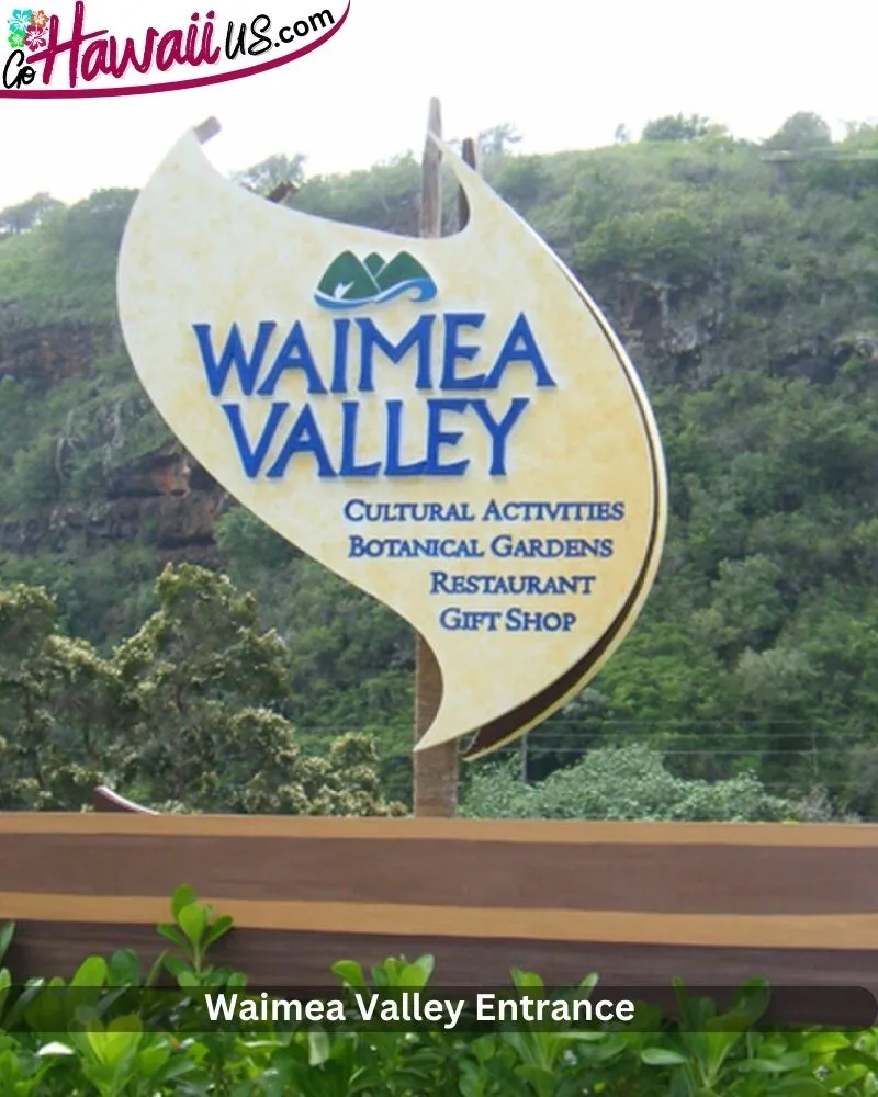 Waimea Valley Entrance 