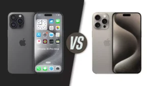 The iPhone 16 Pro Max and the iPhone 15 Pro Max